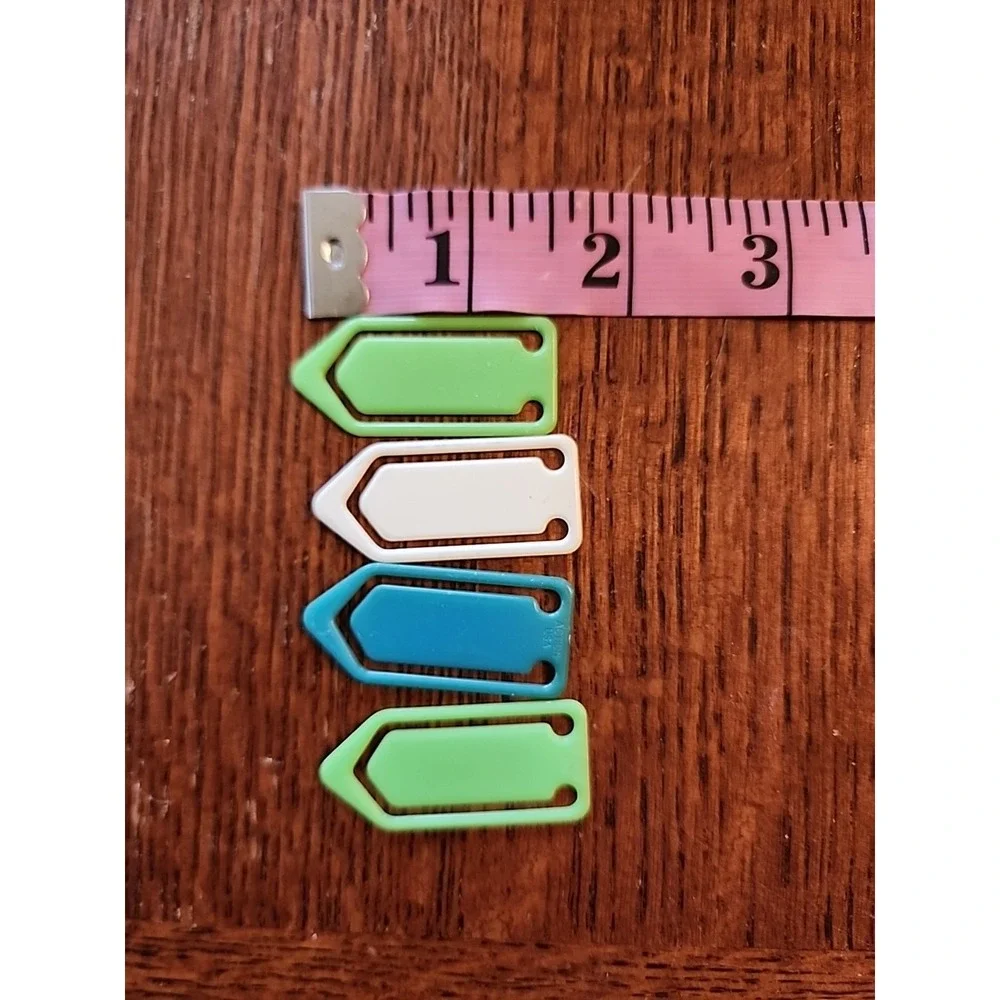 St. PAUL INSURANCE VTG Plastic Paperclips Multicolor‎ Advertising